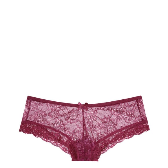 NEW VS VERY SEXY Eyelash Lace Cheeky Panty Small - Picture 1 of 4